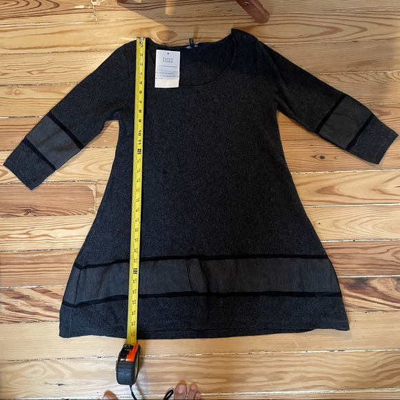 Eileen Fisher wool cashmere knit cashmere dress - Picture 9 of 9